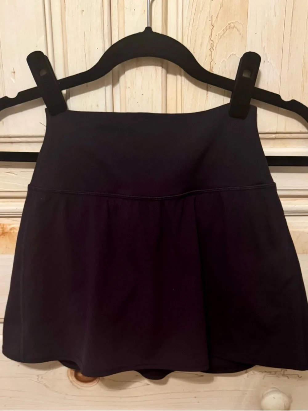 Lululemon black skort, size 4- - Picture 1 of 5